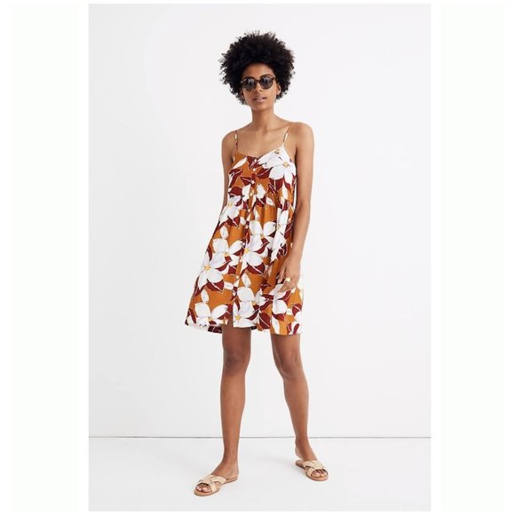 Madewell Dresses & Skirts - Madewell Button-Front Cami Dress in Island Magnolias